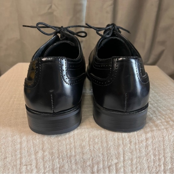 Men\'s Stacy Adams Shoes Sz 10M Waltham Leather Cap Toe Oxford Black 20138-001 main image 9
